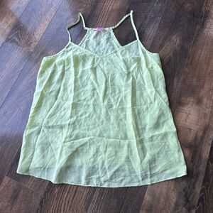 Lilly Pulitzer Light Green Camisole Top